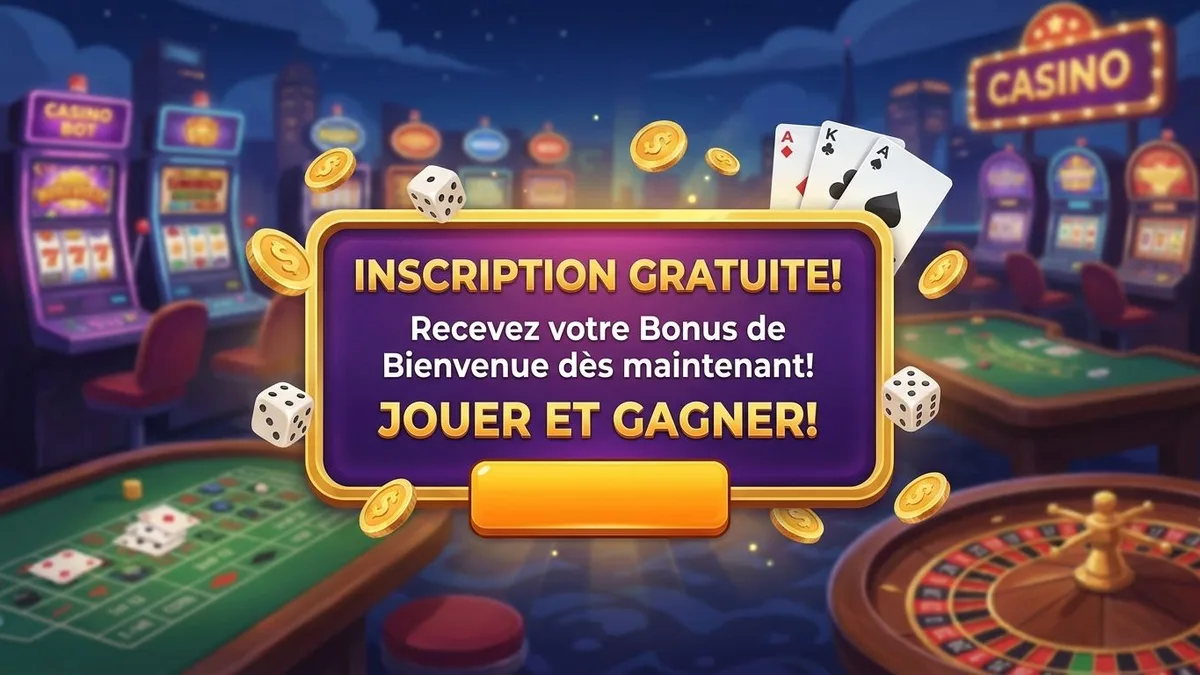 Inscription avec bonus